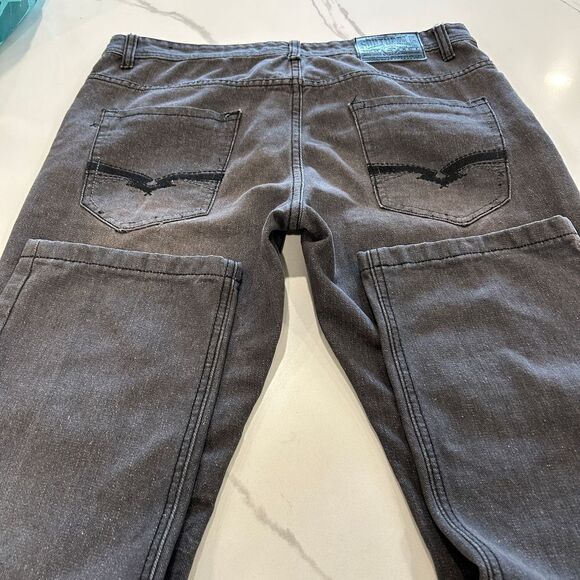 VTG Y2K Southpole MCM XCI Men's 34x31 Straight Leg Gray Denim Jeans Streetwear - Picture 6 of 10